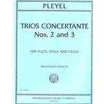 Pleyel - Trio Concertante Nos. 2 and 3
for Flute, Viola, and Cello