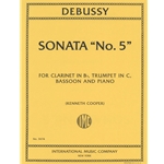 Debussy - Sonata “No. 5” for Clarinet in B♭, Trumpet in C, Bassoon, and Piano (Cooper)