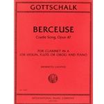 Gottschalk - Berceuse (Cradle Song), Opus 47 for Clarinet, Flute, Oboe, Violin and Piano