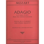 Mozart - Adagio in D major, K. 622 (from the Clarinet Concerto) for Clarinet in A or B♭ and String Quartet