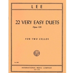 Lee - 22 Very Easy Duets, Op. 126 - for Two Cellos