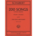 International Music Company IM2011 Schubert - 200 Songs in three volumes - Vol. I: 100 Songs - for Piano and Voice (Low)