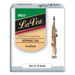RIC10MD LaVoz Reeds - Soprano Saxophone - size Medium - box of 10