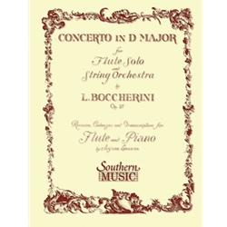 Concerto in D Major, Op. 27 for Flute & Piano By Luigi Boccherini