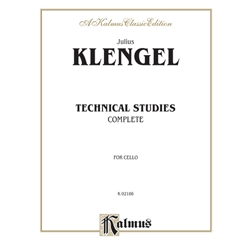 Klengel - Technical Studies (Complete) for Cello - Kalmus Edition
