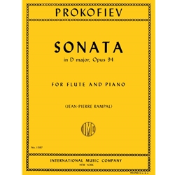 Prokofiev - Sonata in D major, Opus 94 for Flute and Piano