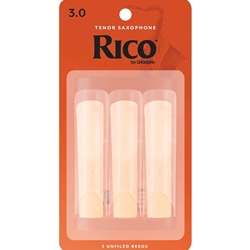 RKA0330 Rico Reeds - Tenor Saxophone - size 3.0 - pack of 3